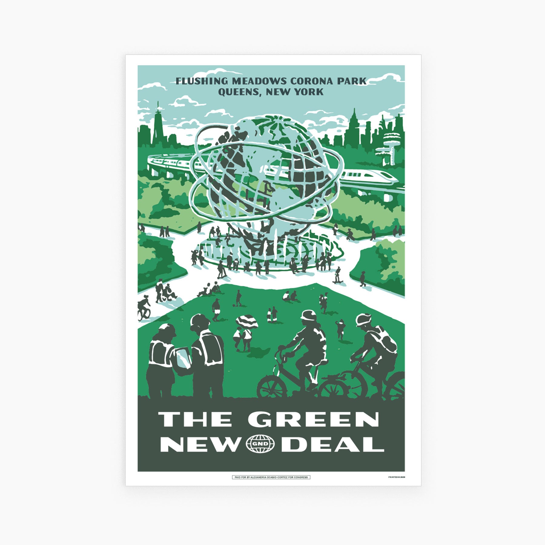 Flushing Meadows GND Poster – Official AOC Shop