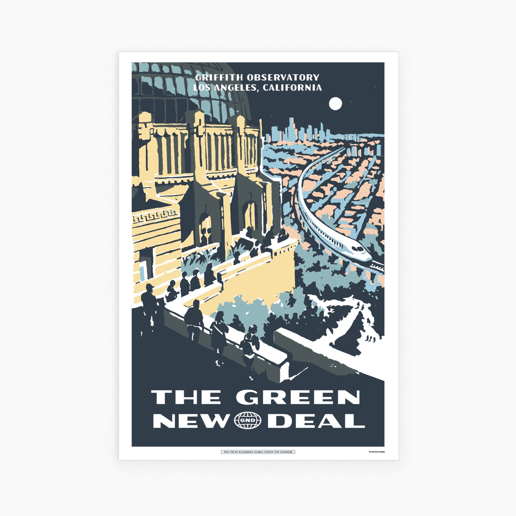 Griffith Observatory GND Poster – Official AOC Shop