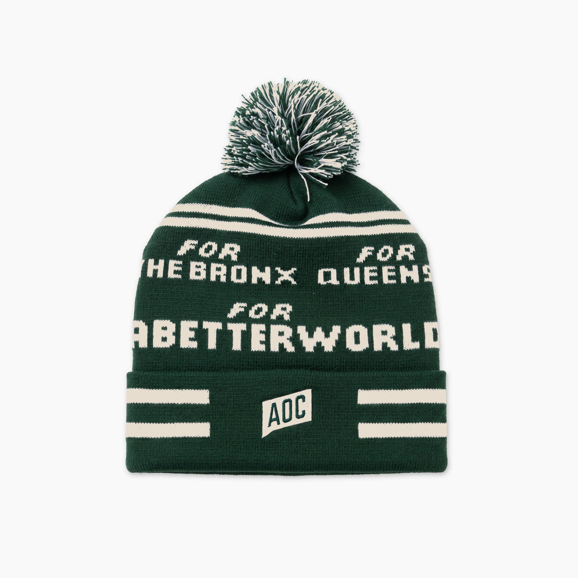 A Better World Pom Beanie