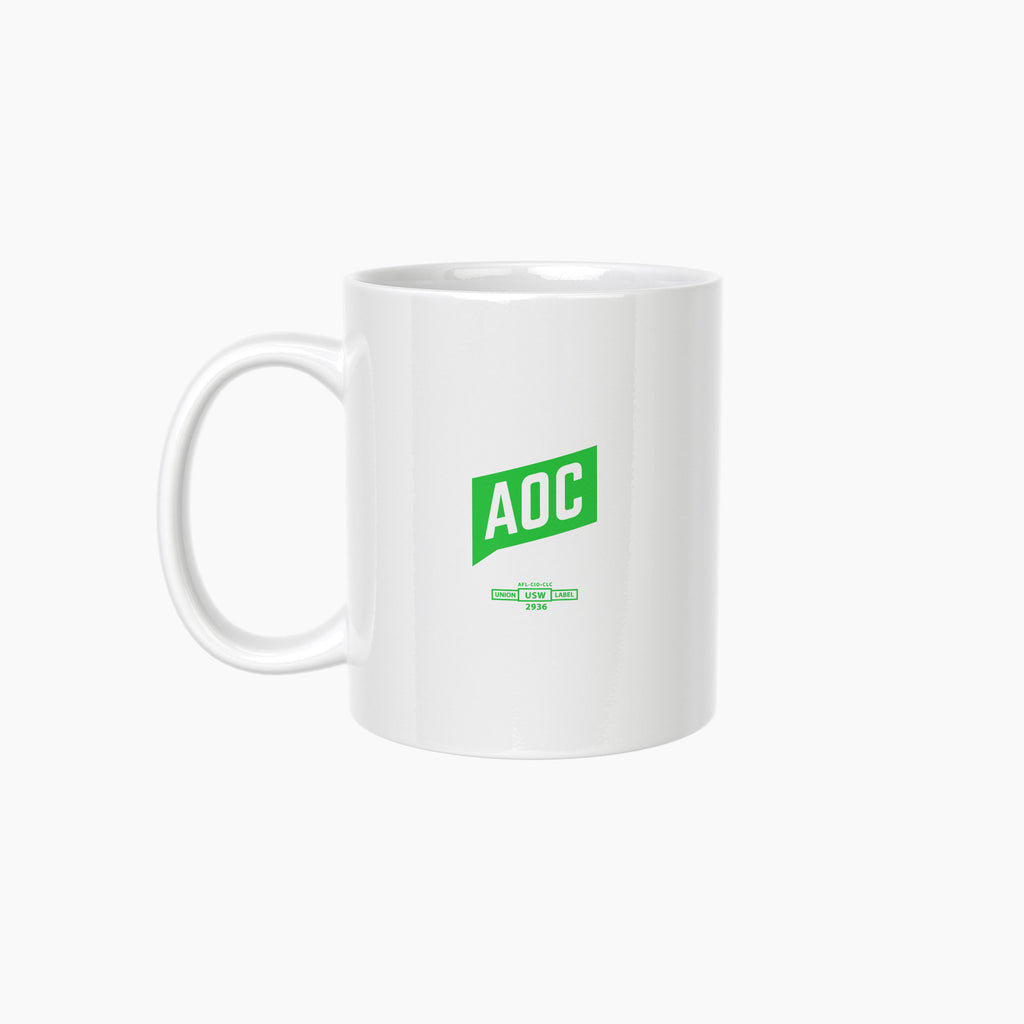 Green New Deal Script Mug