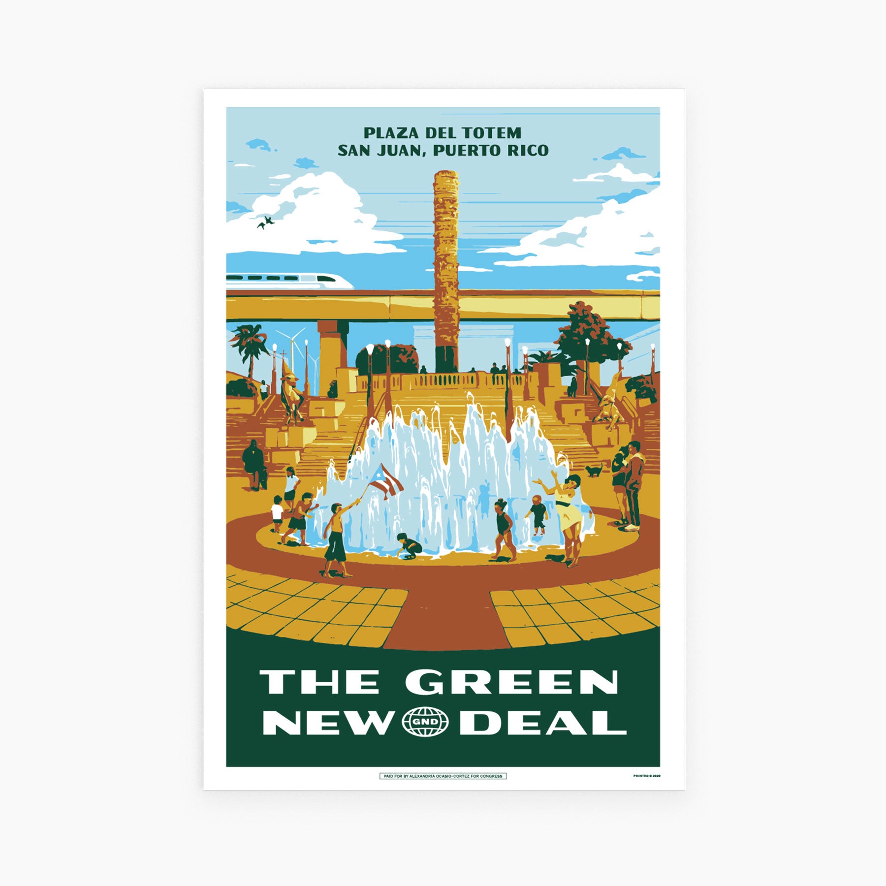 Plaza Del Totem GND Poster