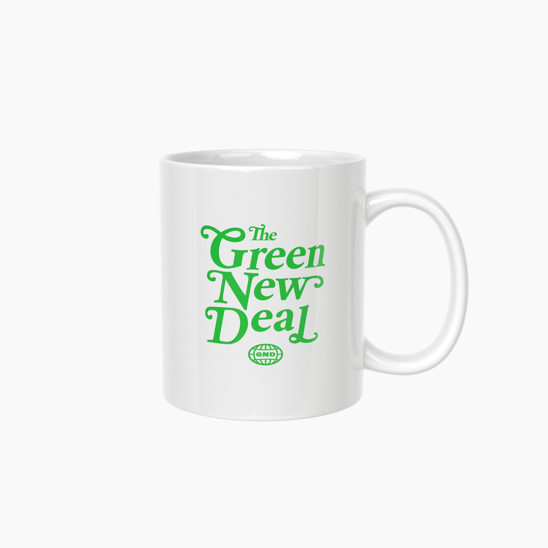 Green New Deal Script Mug