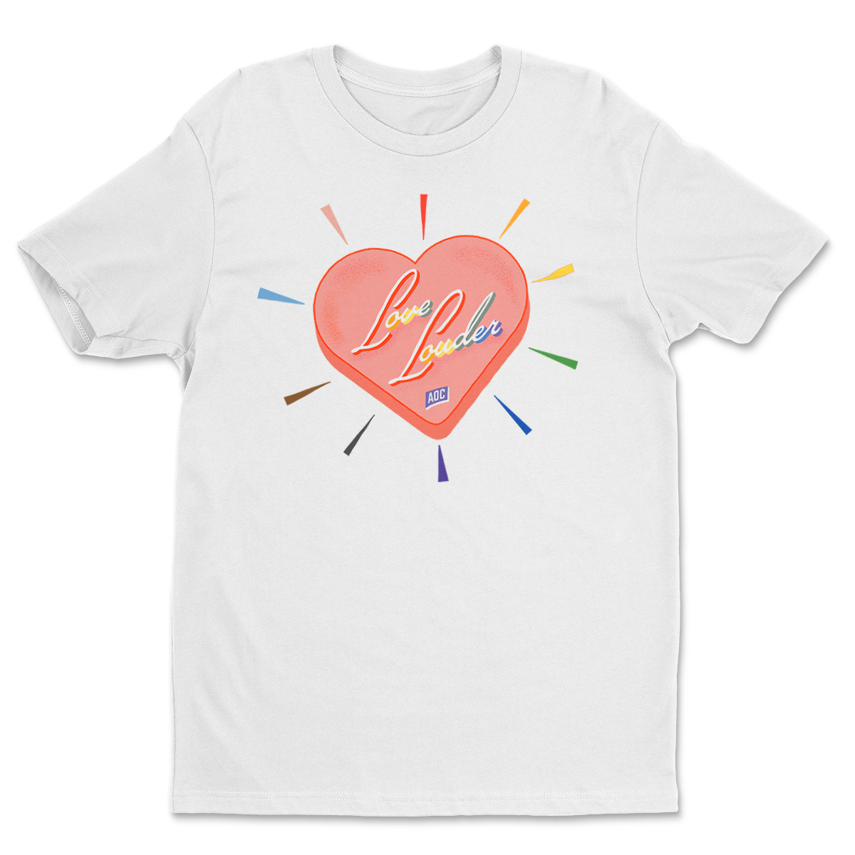 Love Louder White Tee