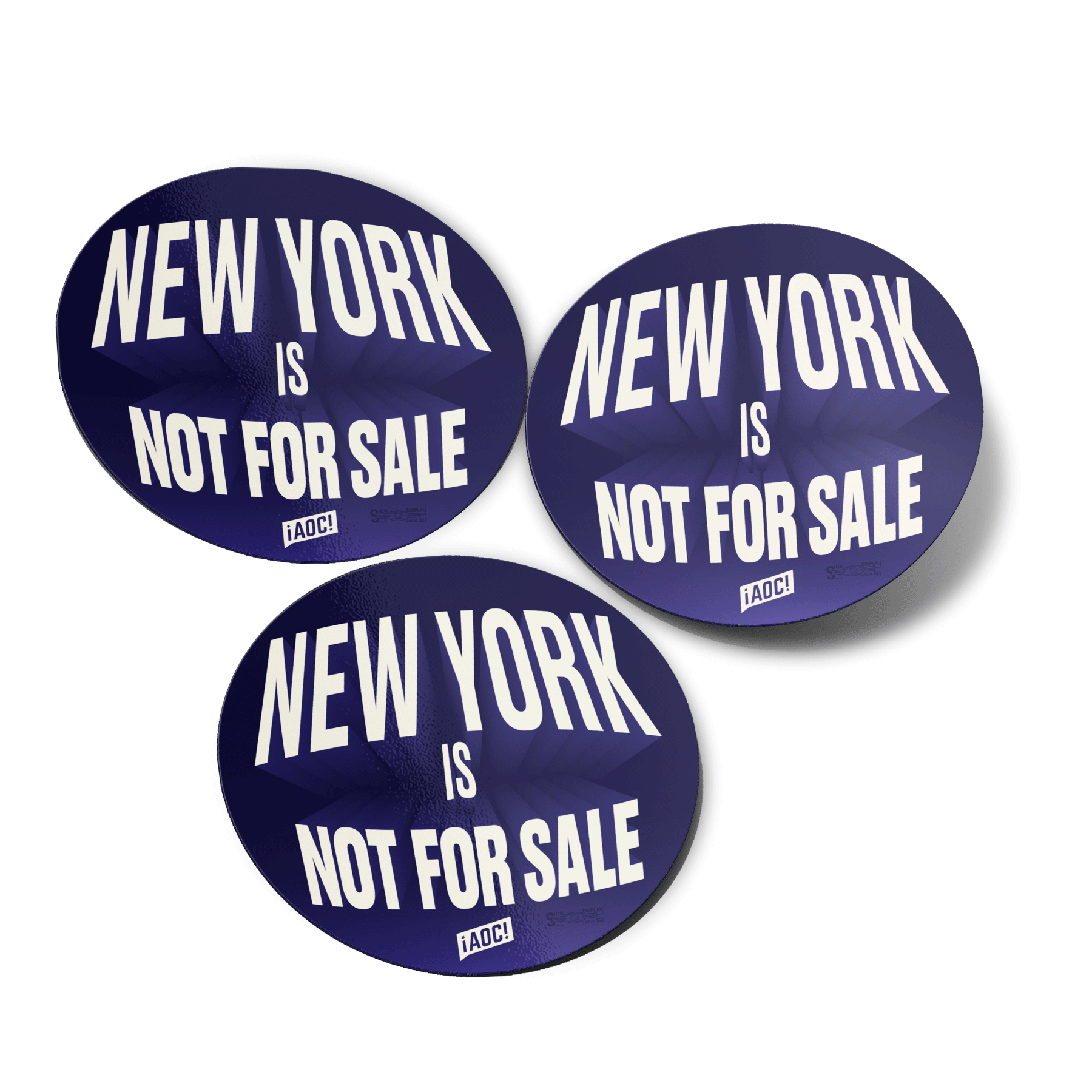 New York Is Not For Sale Sticker Pack