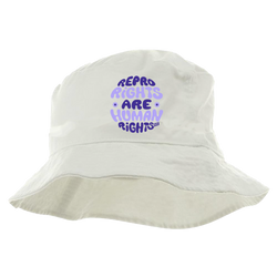 Repro Rights Bucket Hat (White)