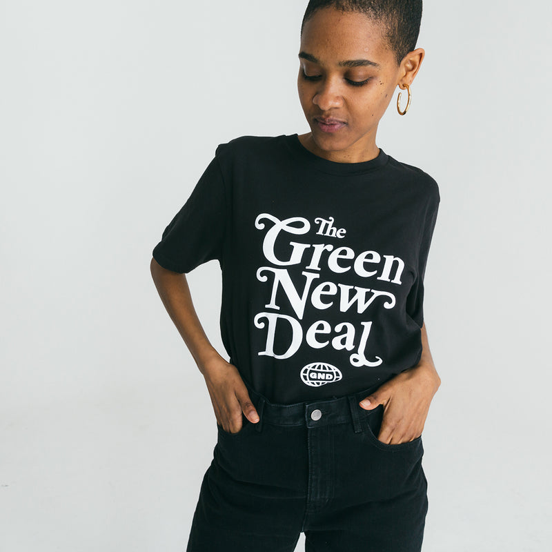 Black Green New Deal Tee (Unisex)