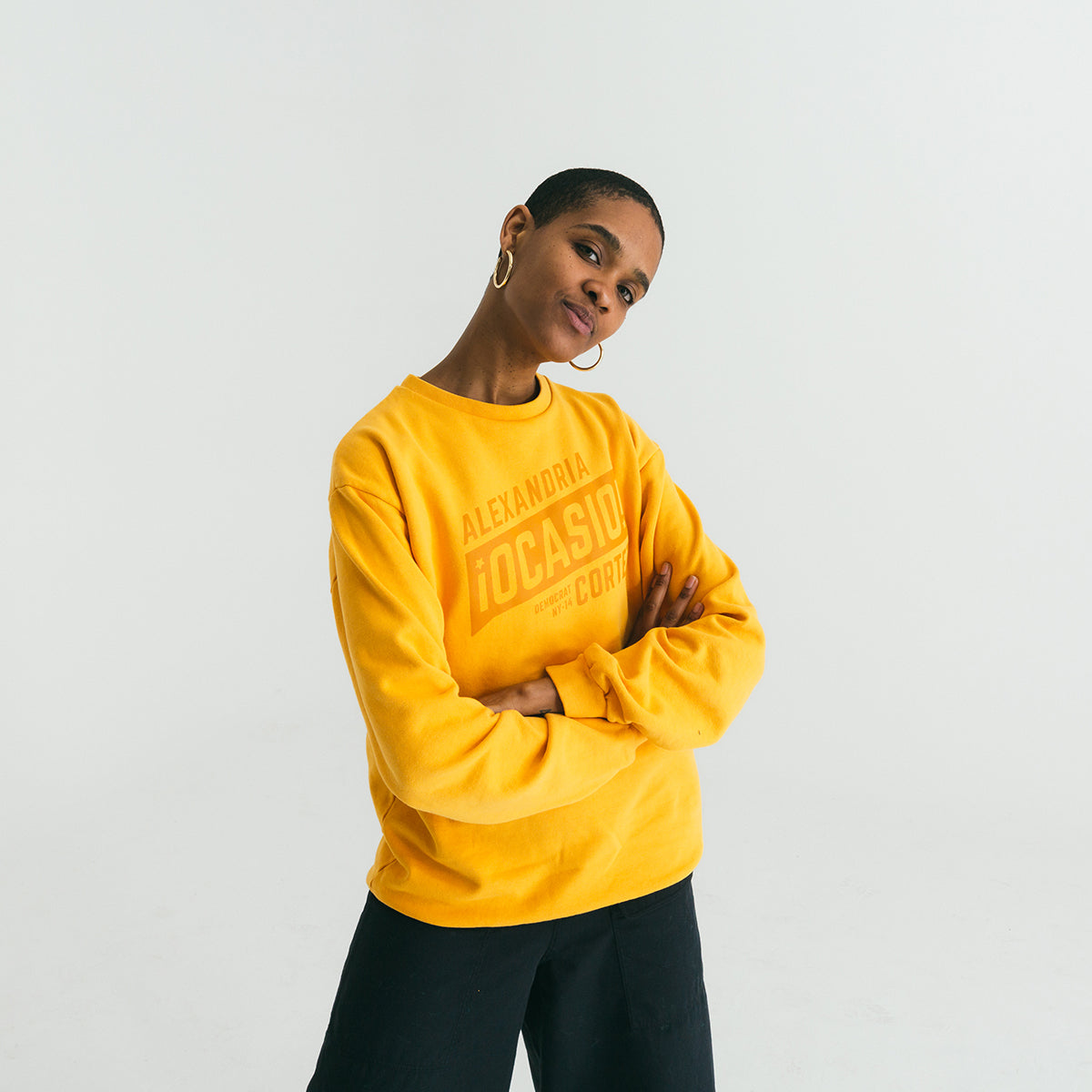Gold Supporter Crew Sweatshirt