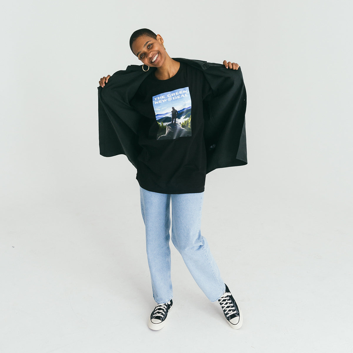 Green New Deal Illustrated Tee