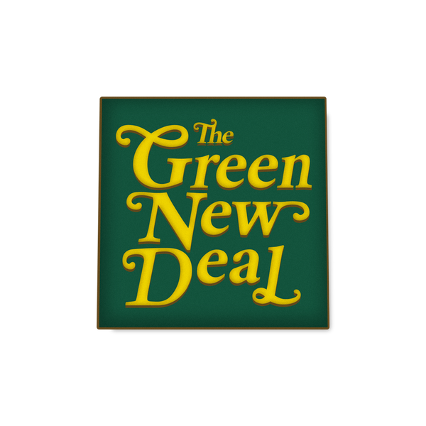 Green New Deal Enamel Pin