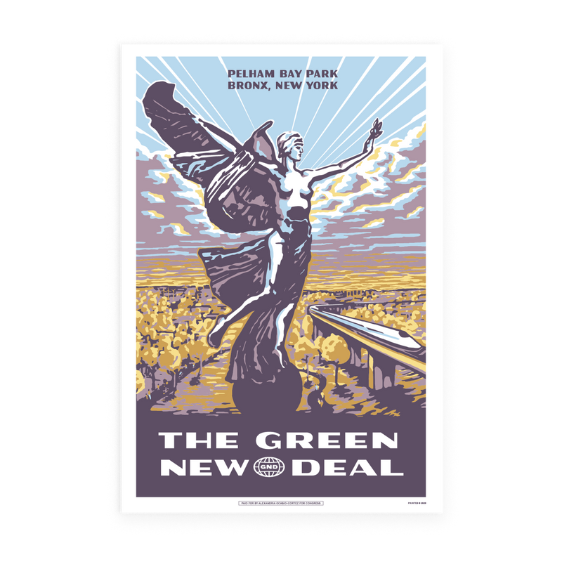 stivhed Der er behov for forudsætning Green New Deal Poster Pack – Official AOC Shop