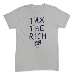 Tax the Rich Platinum Tee