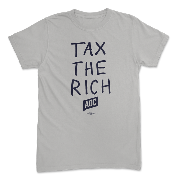 Tax the Rich Platinum Tee