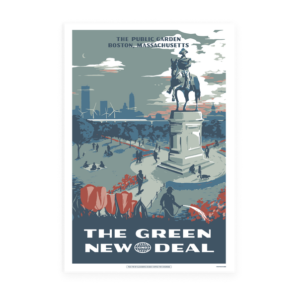 Paquete de póster verde New Deal